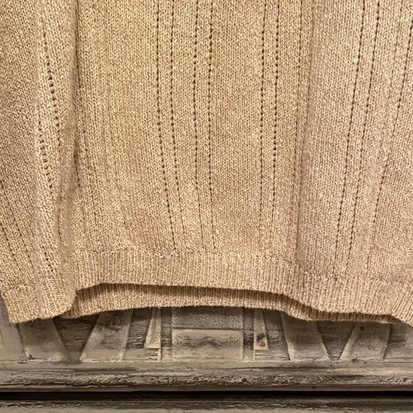 John Ashford Men's Knit Sweater in Cream - Picture 5 of 8